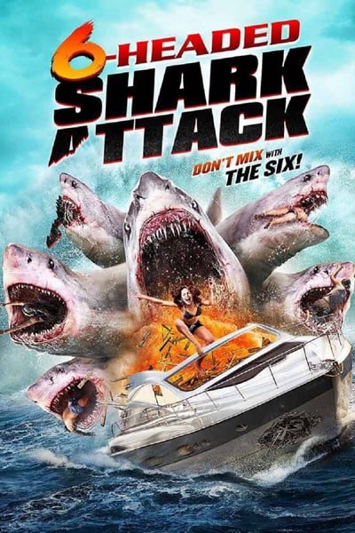 Download 6-Headed Shark Attack (2018) Dual Audio {Hindi-English} 480p [300MB]  || 720p [900MB]